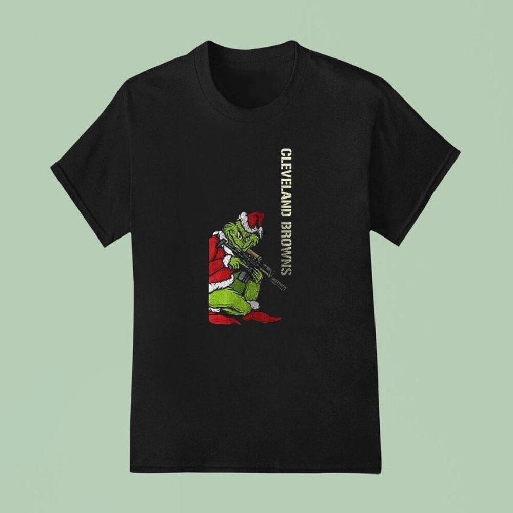 Cleveland Browns How The Grinch Stole Veteran's Day Shirt 73